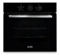 Comprar Horno Empotrable Sole Compact 57l Color Negro