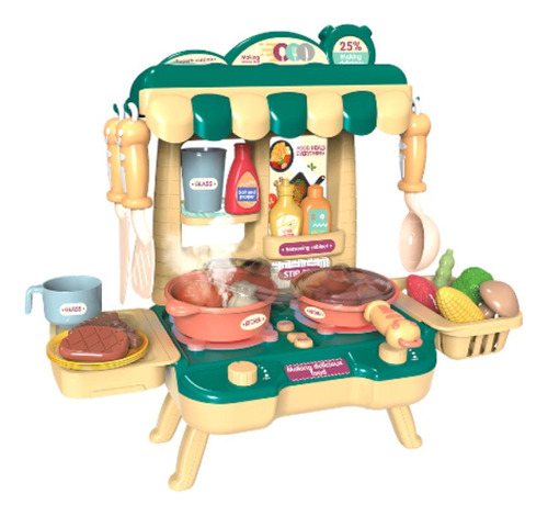 Mini Cozinha Infantil Brinquedo Menina Acessórios Completa