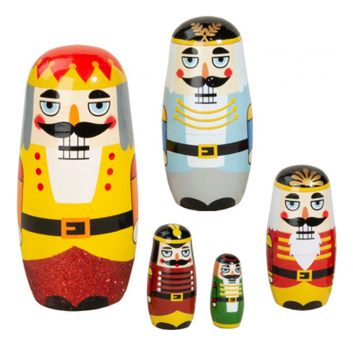 Decoración De Escritorio De Matryoshka Cascanueces, Hermoso