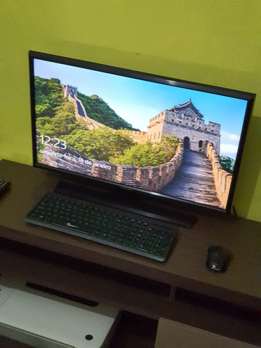 Pc Gamer Samsung + Monitor 27° Polegadas Fhd + Kit Gamer