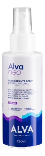 Desodorante Cristal Spray Lavanda Alva 120ml
