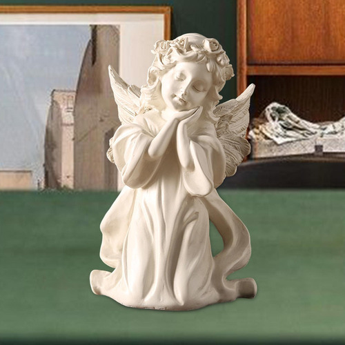 Estatua De Ángel De Resina, Adorno, Escultura De Estilo A