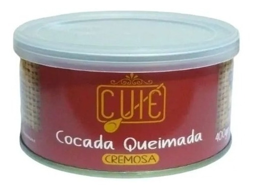 Cocada Queimada Gourmet Cremosa Lata 400 Gramas