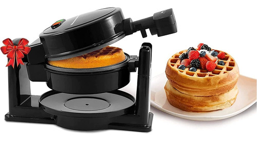 Ewm460 Waffle Belga Con Tapa Giratoria Antiadherente, G...