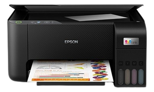 Impresora Multifuncional Epson L3210 Tintacontinua Usb Negro