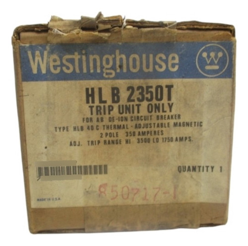 Westinghouse Hlb2350t 350a Nsfs Ccw