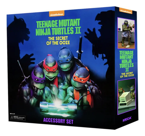 Neca Ninja Turtles Secret Of The Ooze Accesory Set Sellado