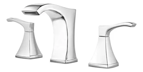 Pfister Venturi Waschbeckenarmatur Einhebel – Poliertes Chrom, Wassersparend, Inkl. Push & Seal Ablauf