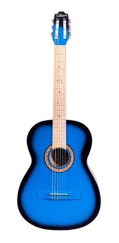 Imagen 2 de 3 de Guitarra clásica La Purepecha Acústica clásica azul sombra