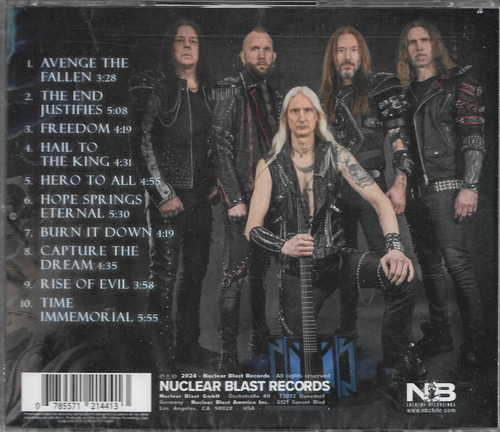 Hammerfall - Avenge The Fallen (cd) Estándar