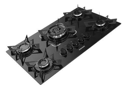Cooktop 5 Bocas Itatiaia Electra Á Gás Bivolt Tripla Chama