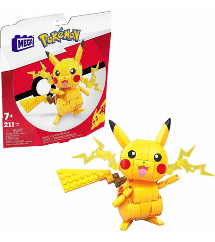 Mega Juguetes De Construcción Pokemon Pikachu. 