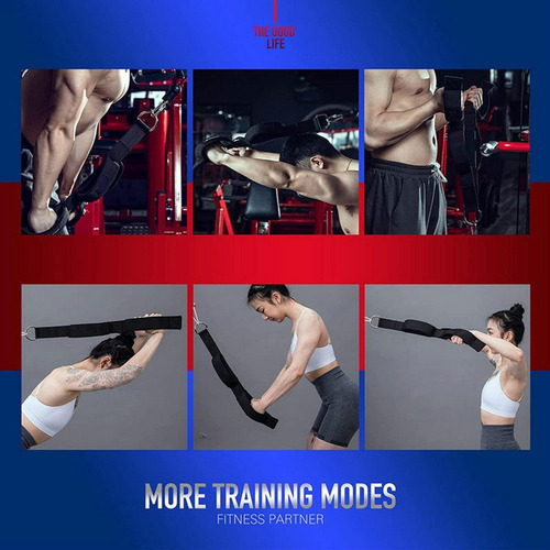 Para .. Tricep Bicep Rope Cable Attachment Polea For