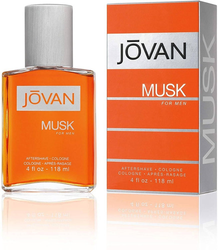 Jovan Musk For Men Aftershave Colonia 118ml Volumen De La Unidad 118 Ml