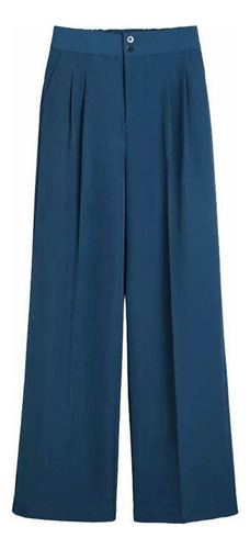 Pantalones De Vestir De Cintura Alta Para Mujer, Elásticos