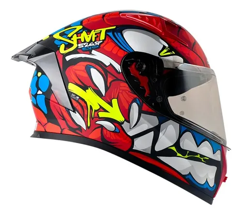 Casco Integral Shaft 526sp Evo Dano Ngr Rj Visor Sl Trasluci