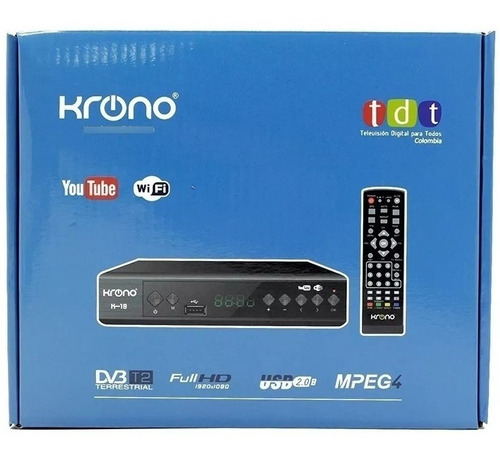 Decodificador Tdt Wifi Youtube Krono Hdmi Nuevo Modelo 2019 