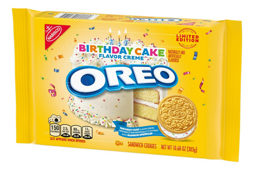 Sándwich Oreo Oreo Birthday Cake 303 g