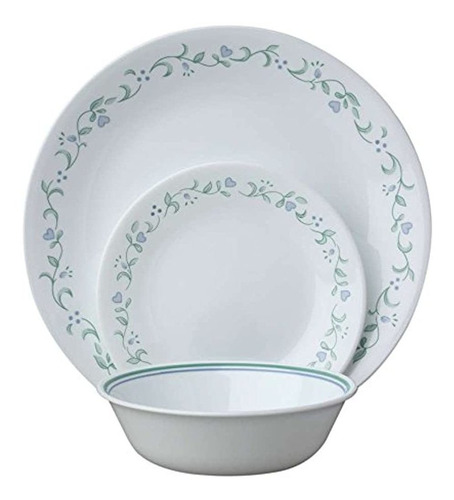 Servicio De Corelle Para 6 Platos Llanos Country Cottage Res