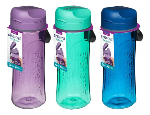 Botella Deportiva Sistema Swift 600ml - Pack Oferta 3x2