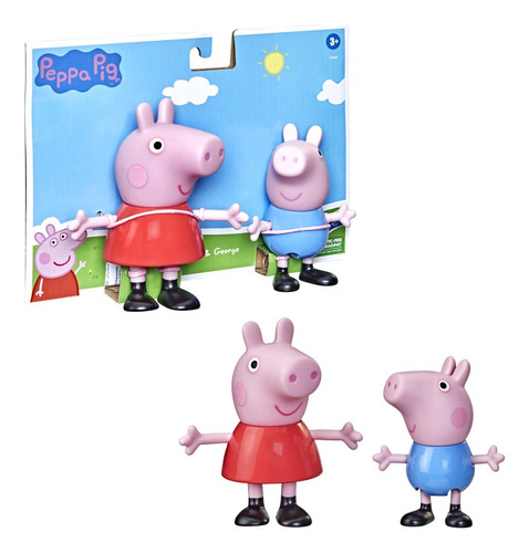 Set De Muñecos Hasbro Peppa Pig Y George Diversión 3
