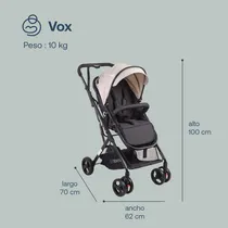 Comprar Carriola Portabebe Bebesit Vox Travel System Carriola Baston Color Beige