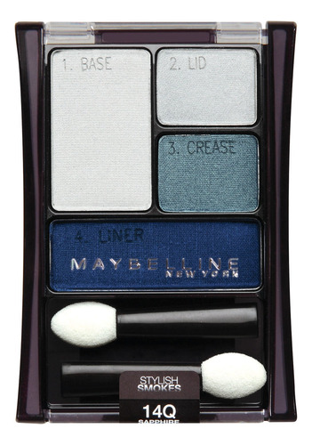 Sombra De Ojos Maybelline Expert Wear 14q Sapphire Smokes, 5