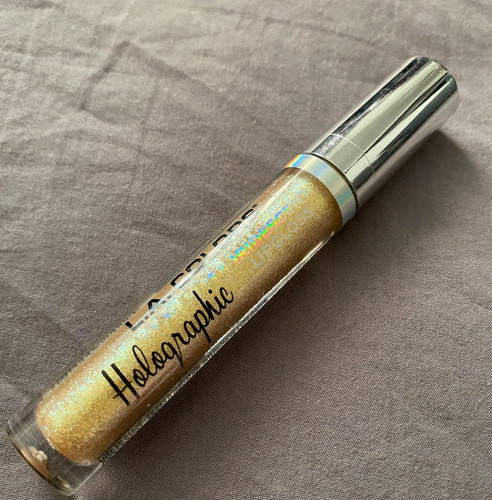 Gloss Holográfico La Color Gold Rush