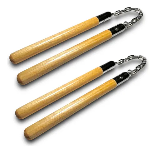 comprar 2 Pack Nunchakus Chacos Ninja Defensa Madera 31cm