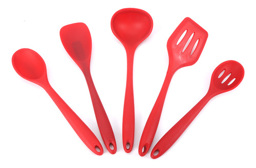 Juego De Utensilios De Silicona Con Espátulas De Cocina Anti