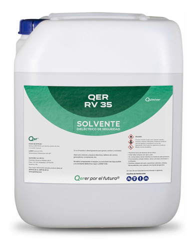 Solvente Dielectrico Ecológico Qer Rv35 20lts