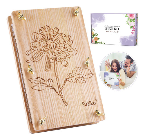 Kit De Prensa De Flores Extra Grande 38 X 30 Cm Manualidades
