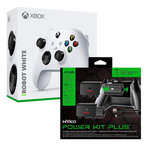 Mando Xbox Wireless Blanco Xbox Series X+ Bateria Recargable