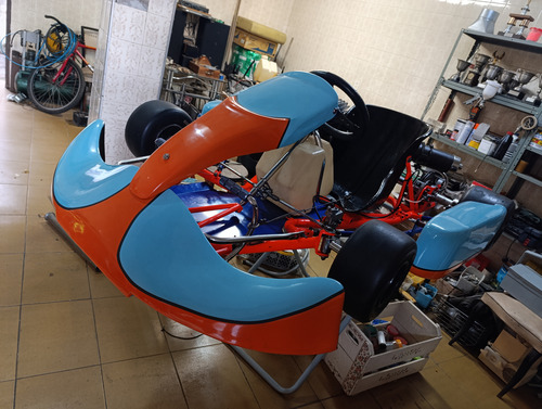 Kart Mini Todo Restaurado Com Motor Parilla Evolucion 125cc