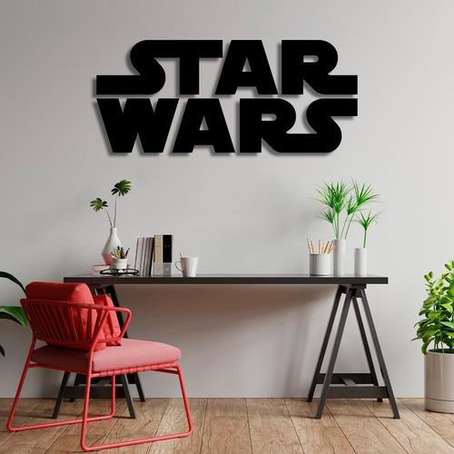 Cuadros Madera Calada Series Peliculas Star Wars (58x26 Cm)