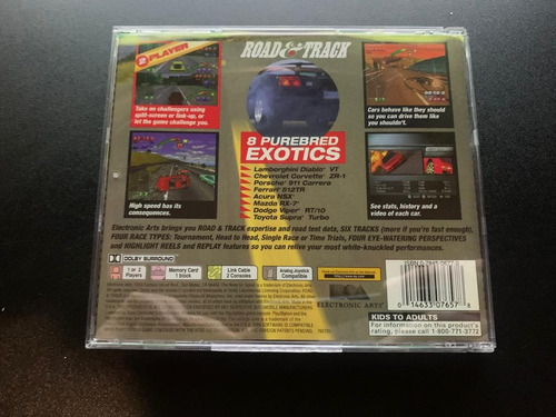Road & Track Presents: The Need For Speed Playstation Ps1 (Usado)