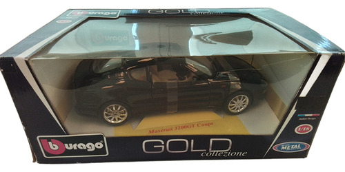 Maserati 3200 Gt Coupe 1:18 Bburago Gold 2007 Negro