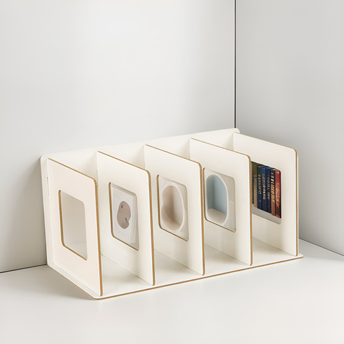 Estantería De Madera Para Escritorio, Portátil, Blanco