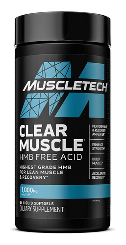 Aminoacido Muscletech Clear Muscle Next Gen 42 Capsulas Sabor Sin Sabor