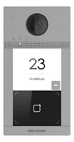 Portero Hikvision Ds-v8113-wme1(c) 1 Boton - Poe Lector Rfid