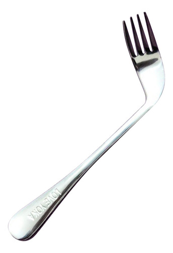Anciano Codo Tenedor Cuchara Tenedor De Comer En Ángulo Cuch