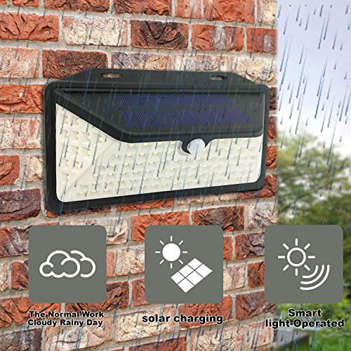 Luces Solares Exteriores Led, 100 Luces, Ip65 Impermeable