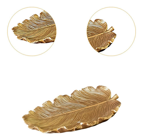 Soporte De Anillos Pequeños Con Forma De Hoja Para Postres P