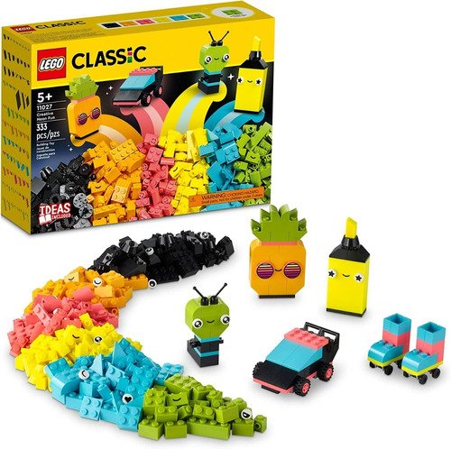 Lego Criativo Classic Diversão Neon 333 Peças 11027 - Lego