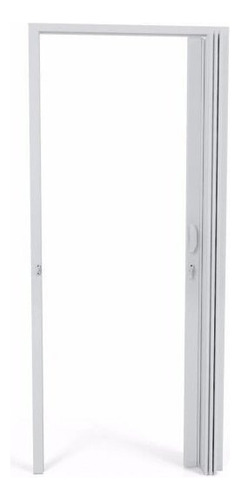 Porta Sanfonada Pvc Polifort 210cmx100cm Cinza Jiwt