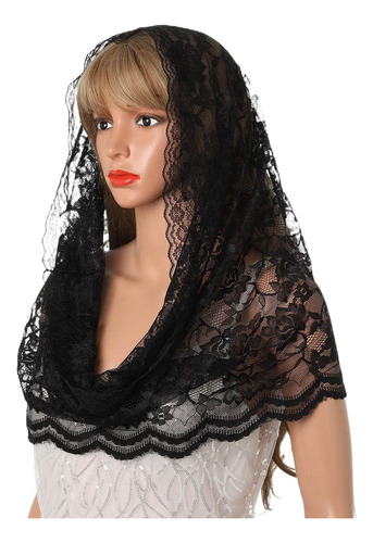 Velo De Mantilla De Encaje, Velo De Encaje, Misa Latina Flor