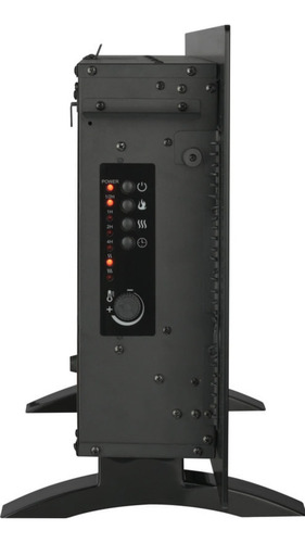 Lareira Elétrica 1500w Parede E Bancada Com Controle Moderno
