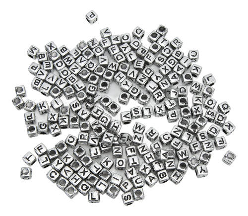 Perlas De Plástico, 600 Unidades, Con Forma De Letra, Alambr