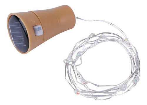 Cadena Led De Corcho Bottles, Cadena De Luz Led Solar Ip44,