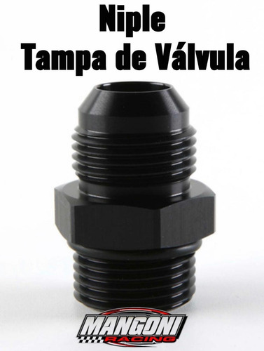 Imagem 1 de 2 de Niple 12an X 12an O'ring Preto Aeroquip Conexão Tampa Valvul